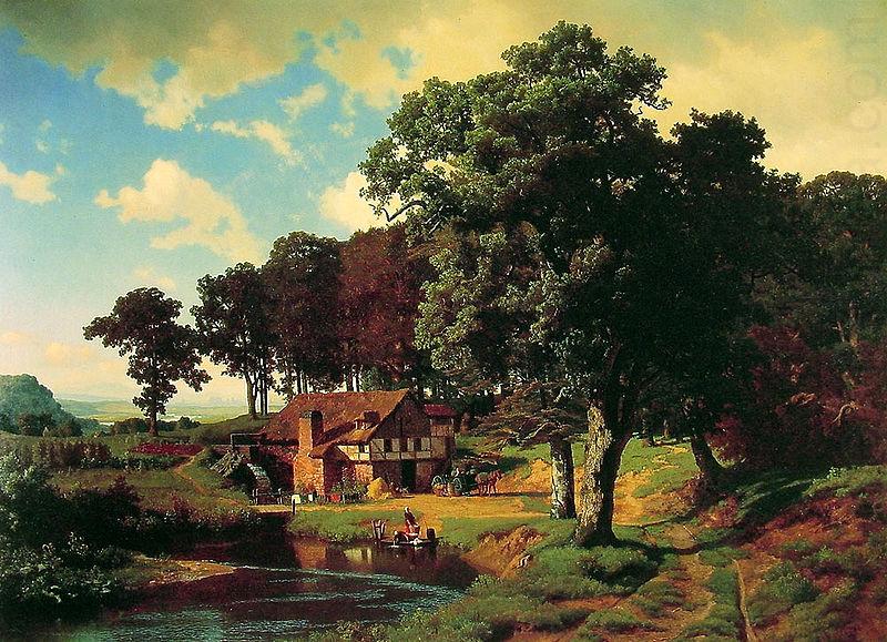 Albert Bierstadt A Rustic Mill (Farm china oil painting image